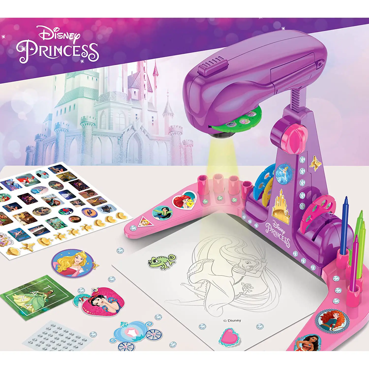 Disney Princess - Proiettore Drawing School - Image 3