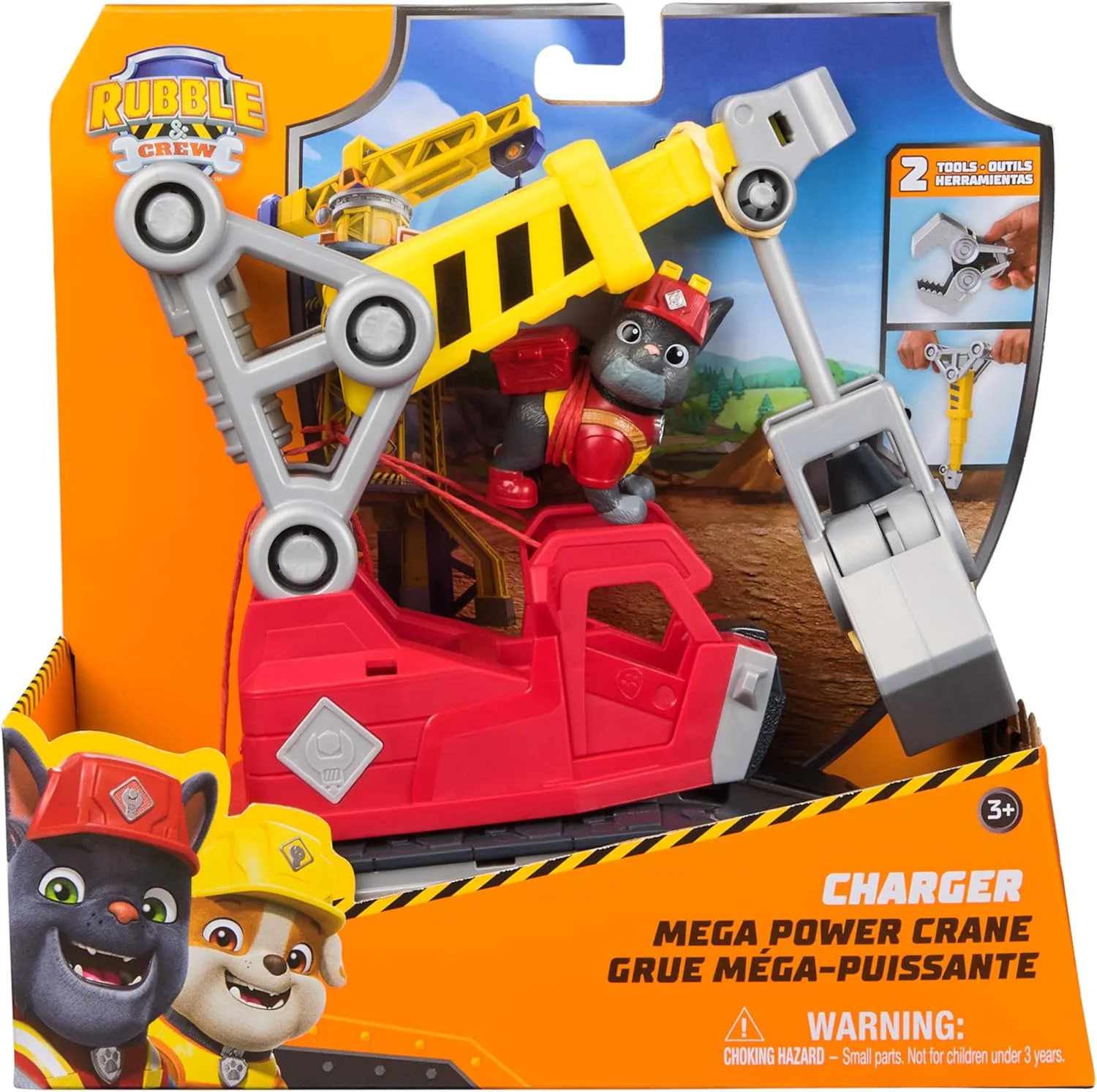 Rubble & Crew Veicolo Mega Gru di Charger - Image 6