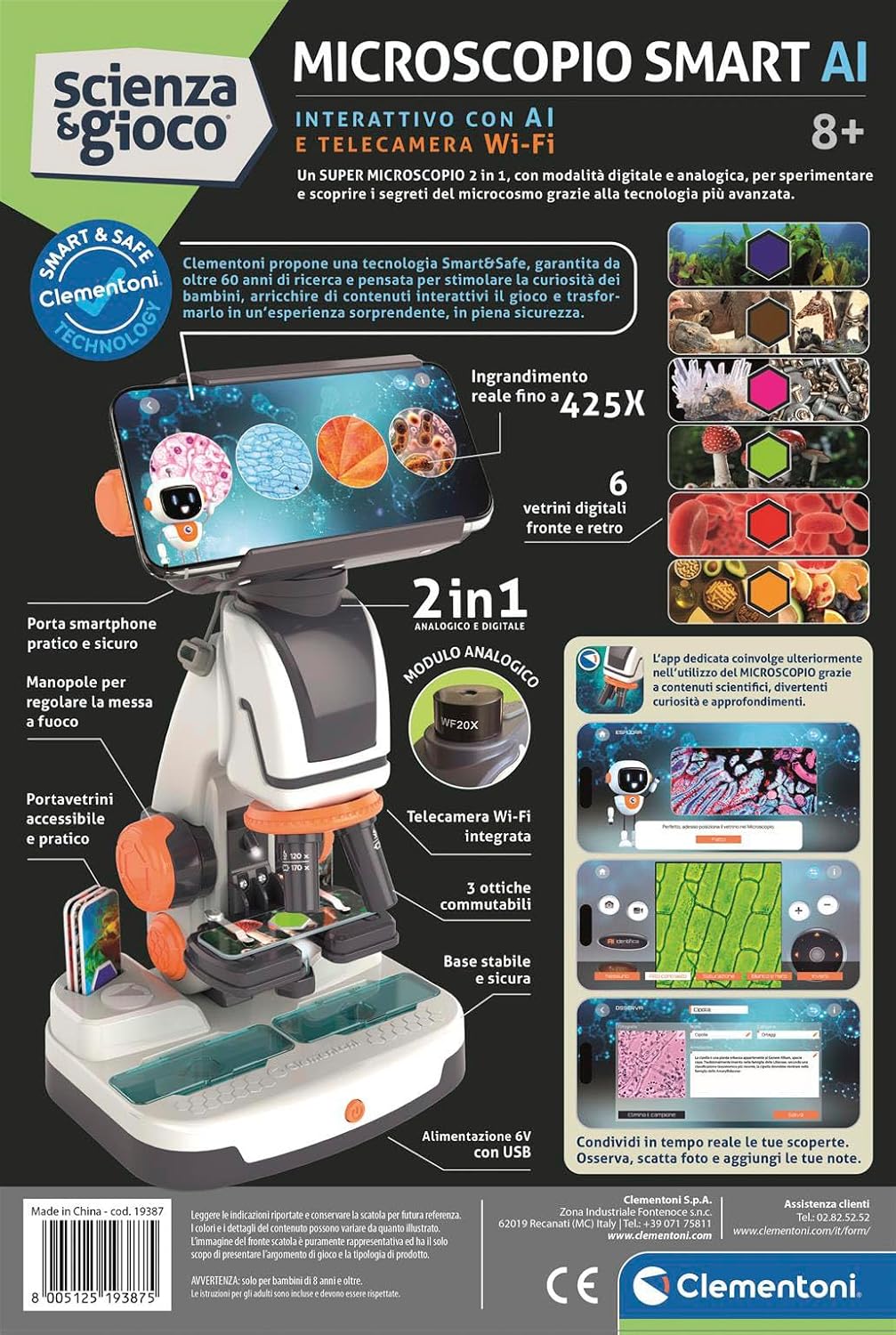 Scienza e Gioco - Microscopio smart AI Interattivo con Telecamera Wi-Fi - Image 7