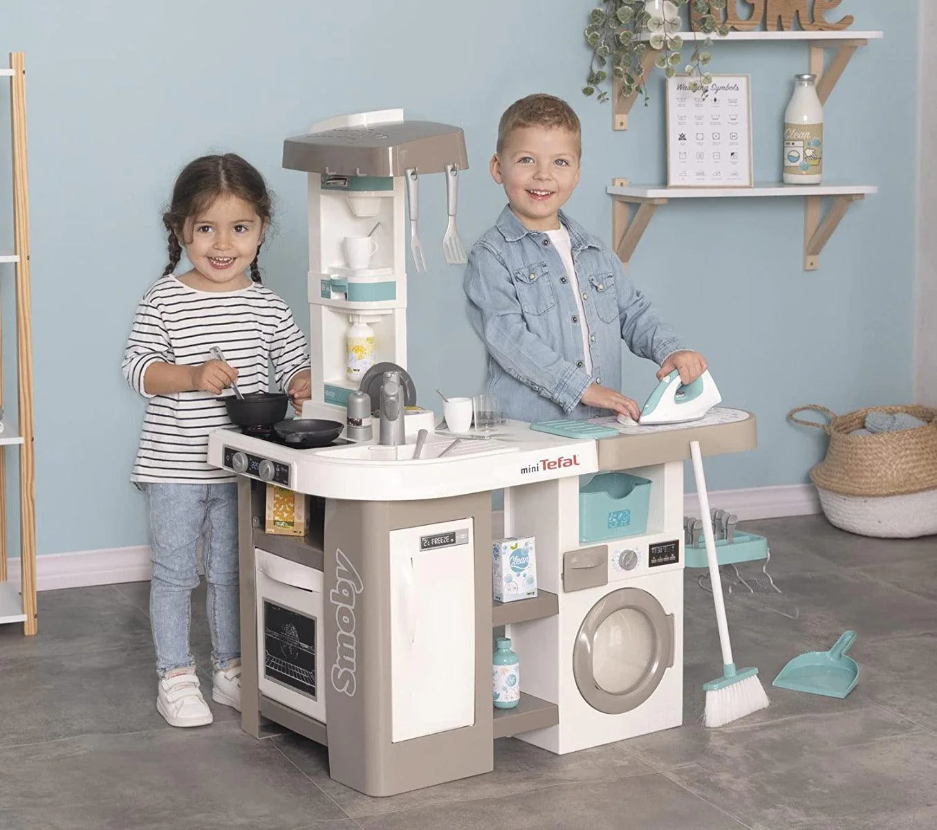 Smoby - Cucina Studio Cleaning con Lavatrice - Image 4