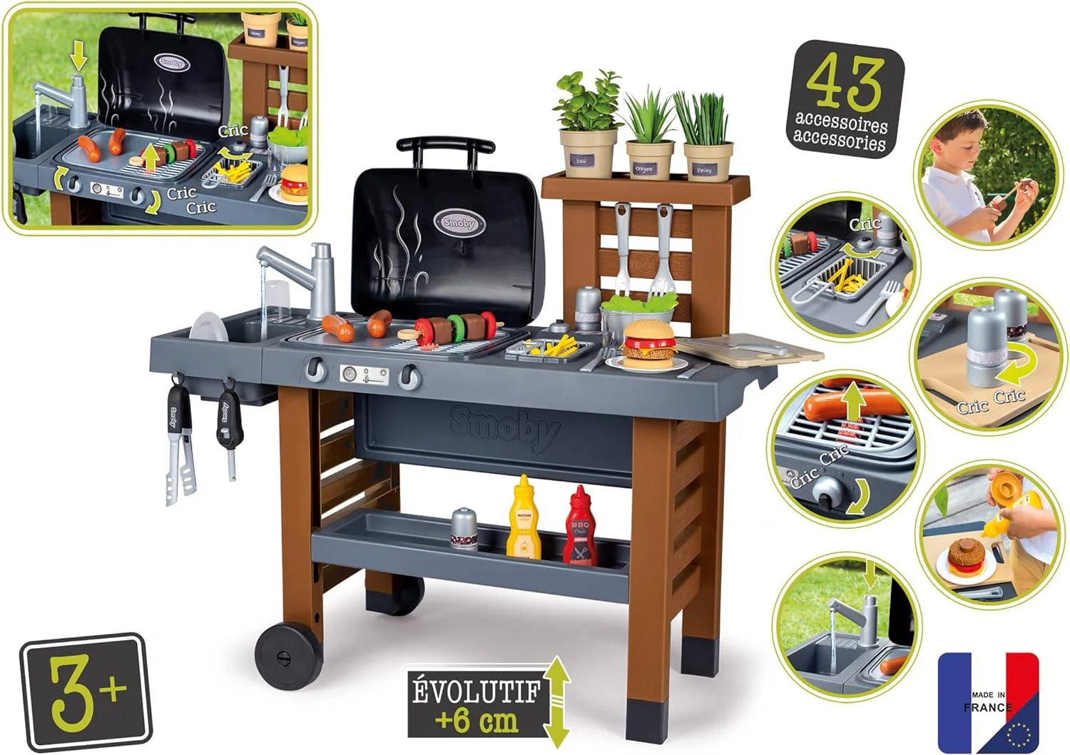 Smoby - Garden Kitchen Barbecue - Image 2
