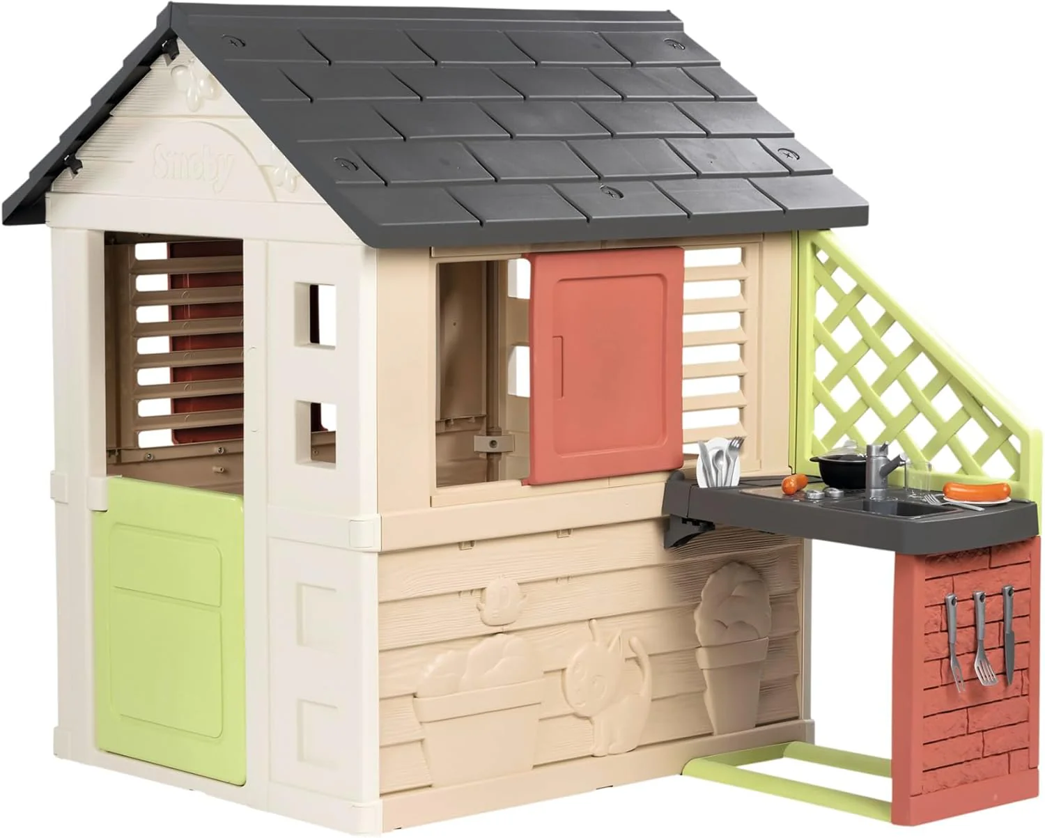 Smoby - Life Casetta Natura con cucina