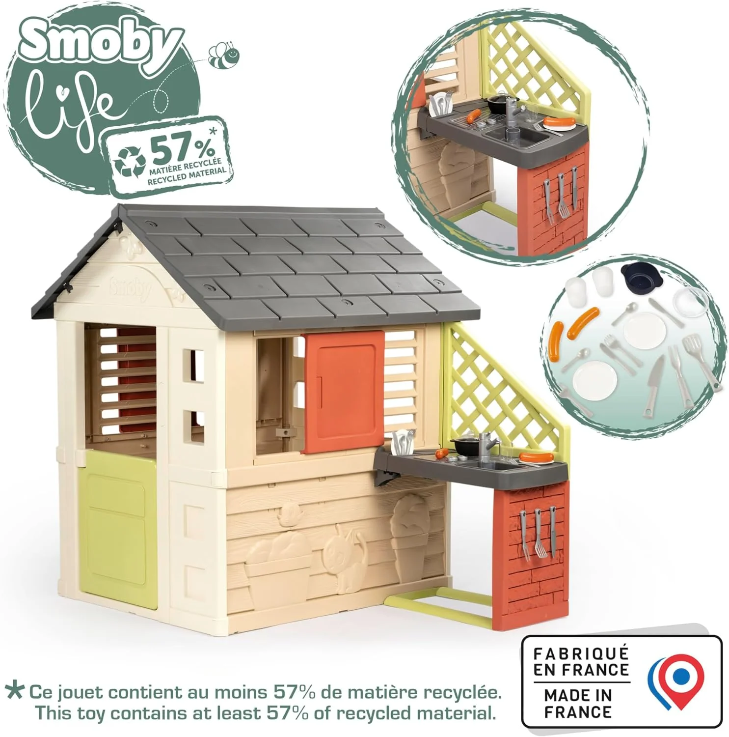 Smoby - Life Casetta Natura con cucina - Image 7