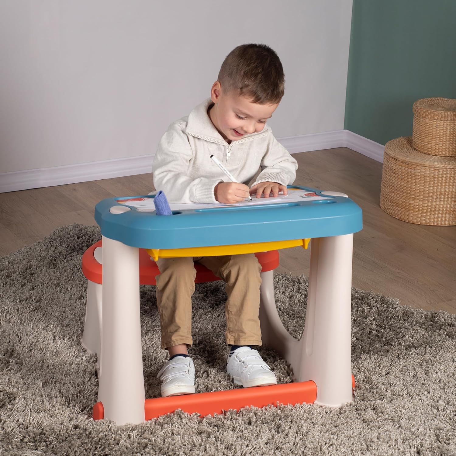 Smoby - Magic Desk Banco Scuola con accessori - Image 5