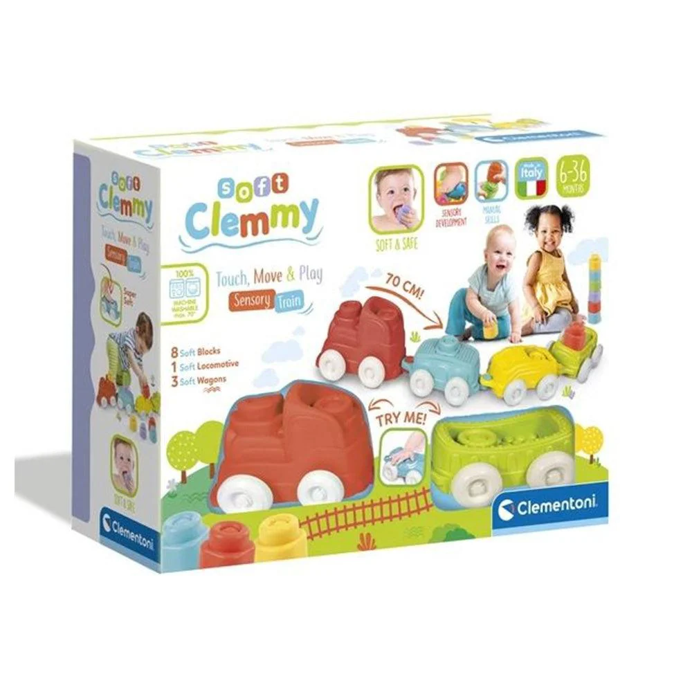 Soft Clemmy Trenino Sensoriale Tocca, Muovi e Gioco 17424 - Image 2