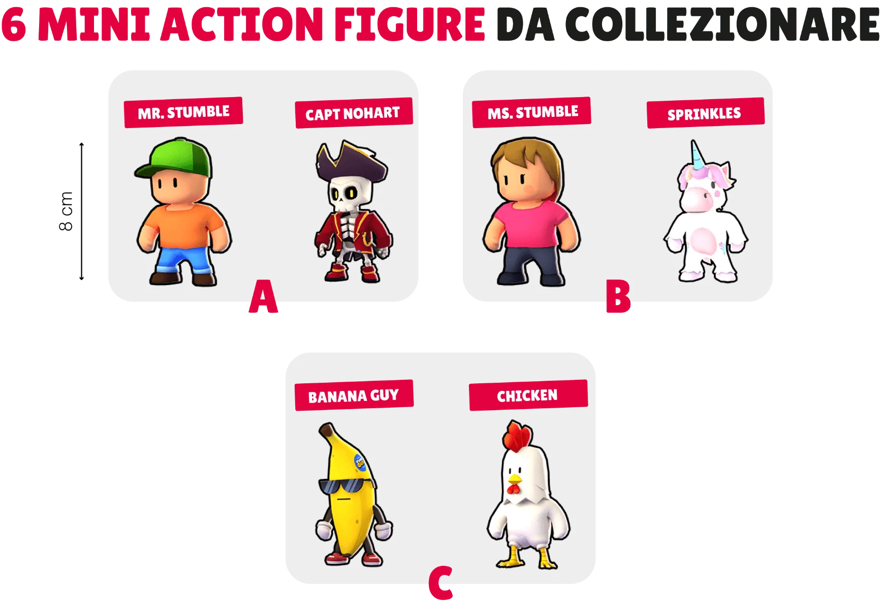 Stumble Guys - Action Figure 8cm 2-Pack - Image 4