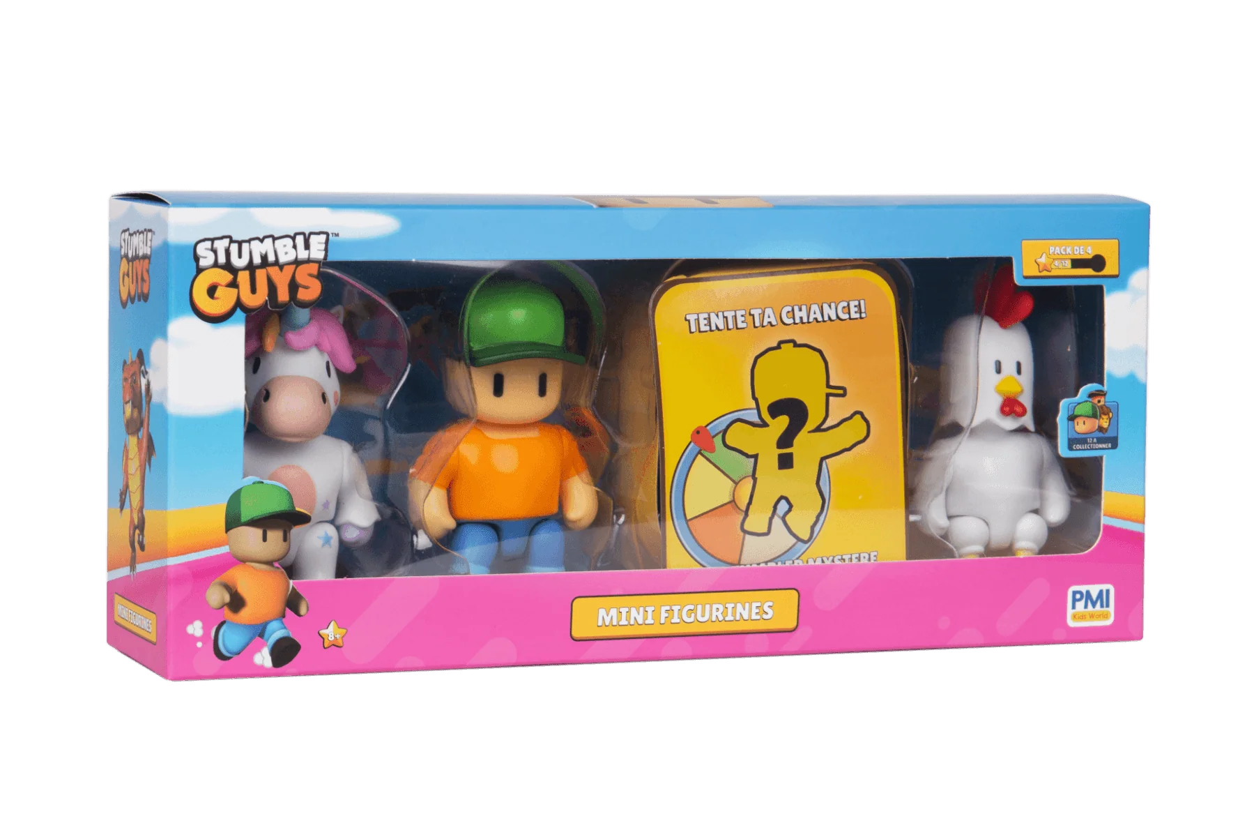 Stumble Guys - Mini Action Figure 4-pack