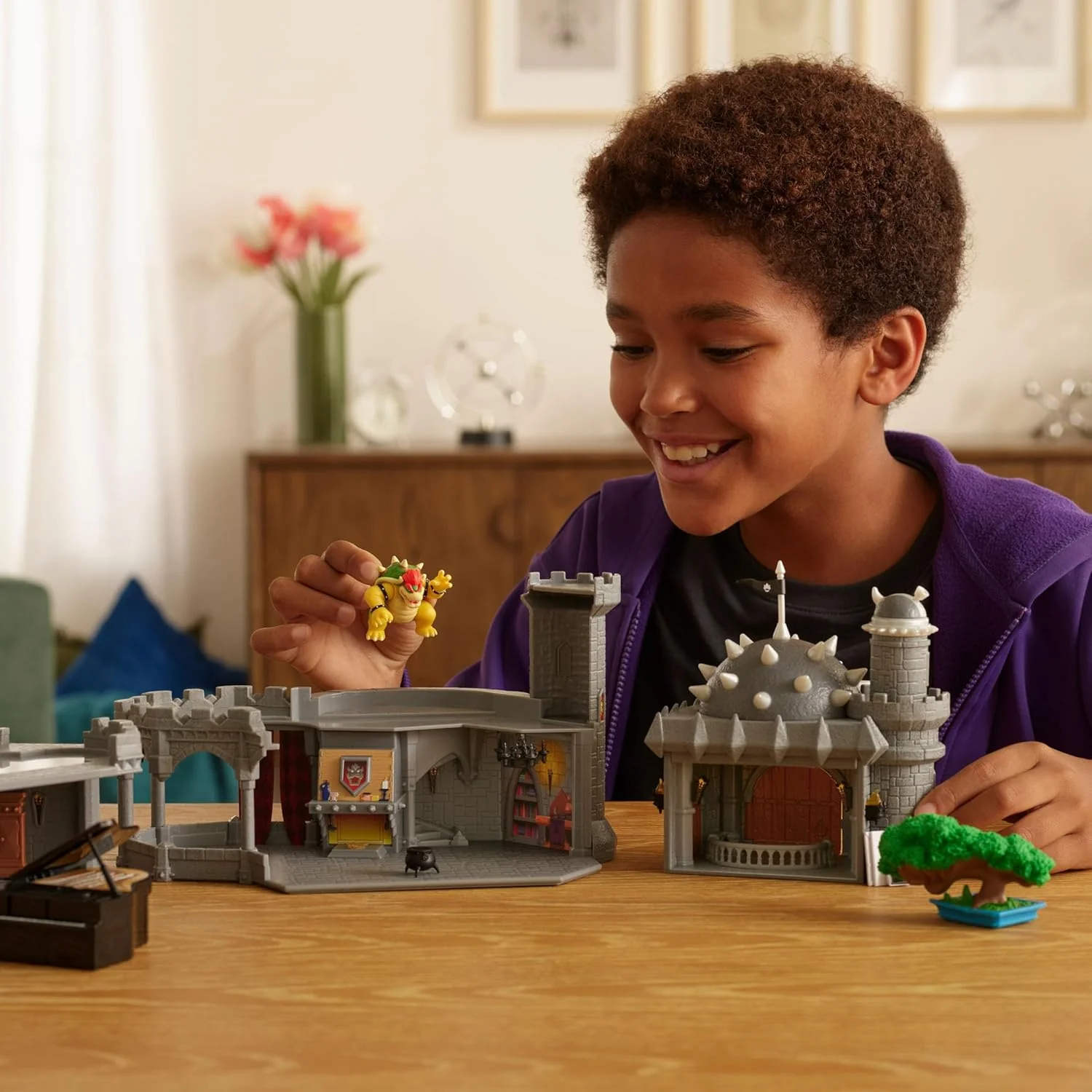 Super Mario Galaxy Movie - Playset Castello di Bowser con personaggio e accessori - Image 2