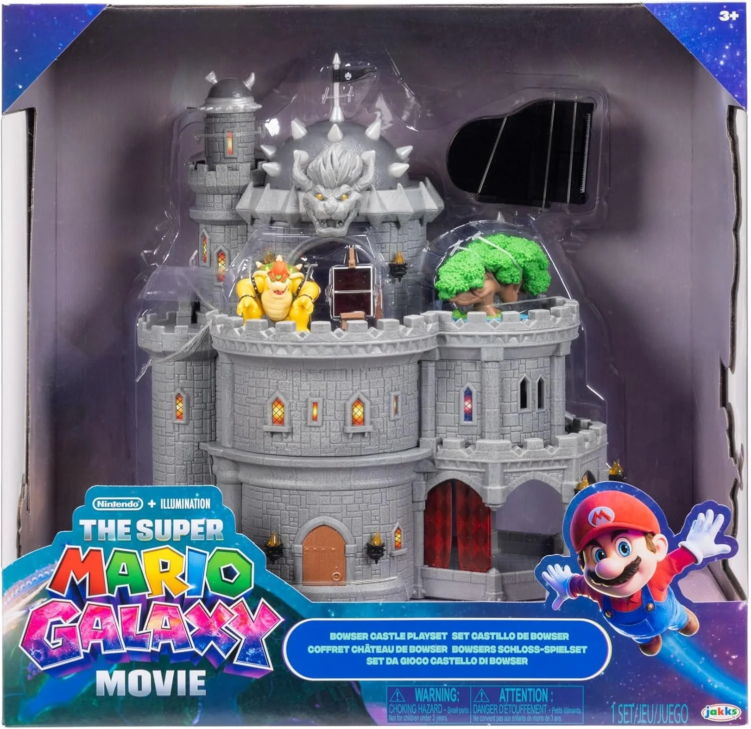 Super Mario Galaxy Movie - Playset Castello di Bowser con personaggio e accessori - Image 3