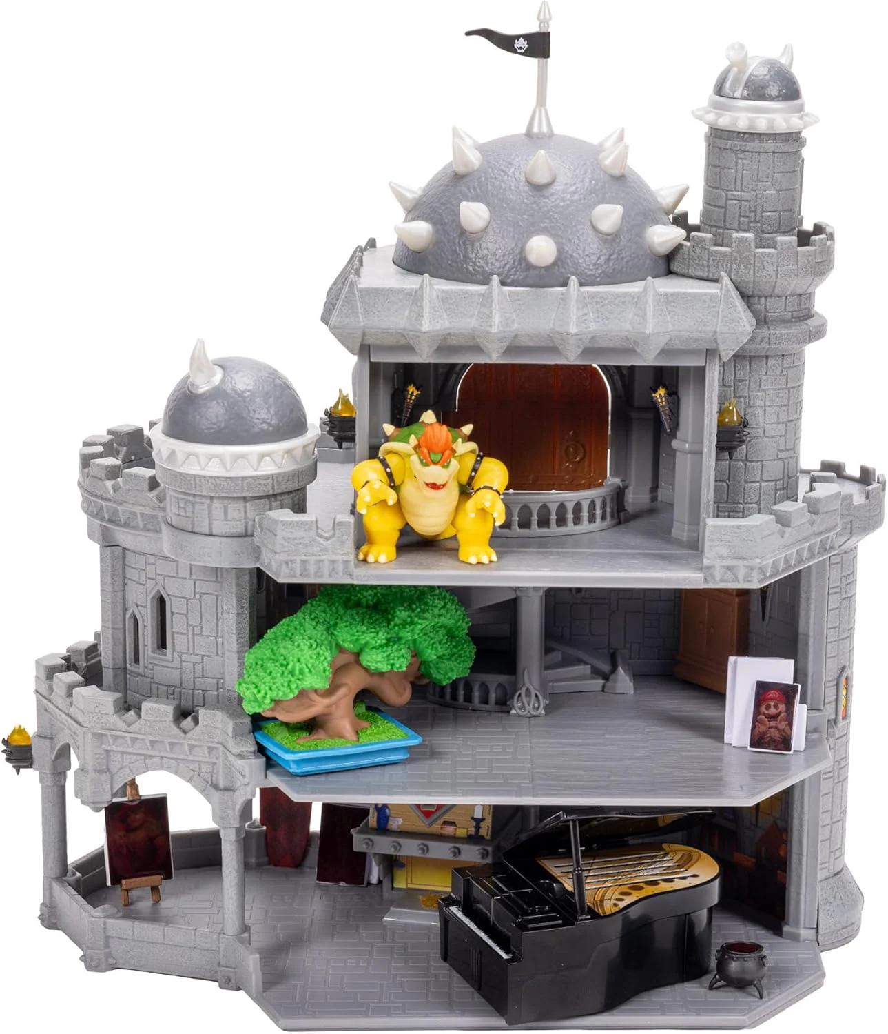 Super Mario Galaxy Movie - Playset Castello di Bowser con personaggio e accessori - Image 6