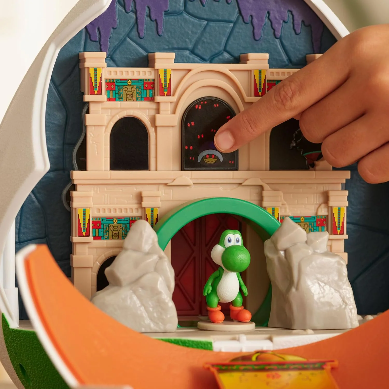 Super Mario Galaxy Movie - Playset Uovo di Yoshi con Fire Mario e Yoshi - Image 2