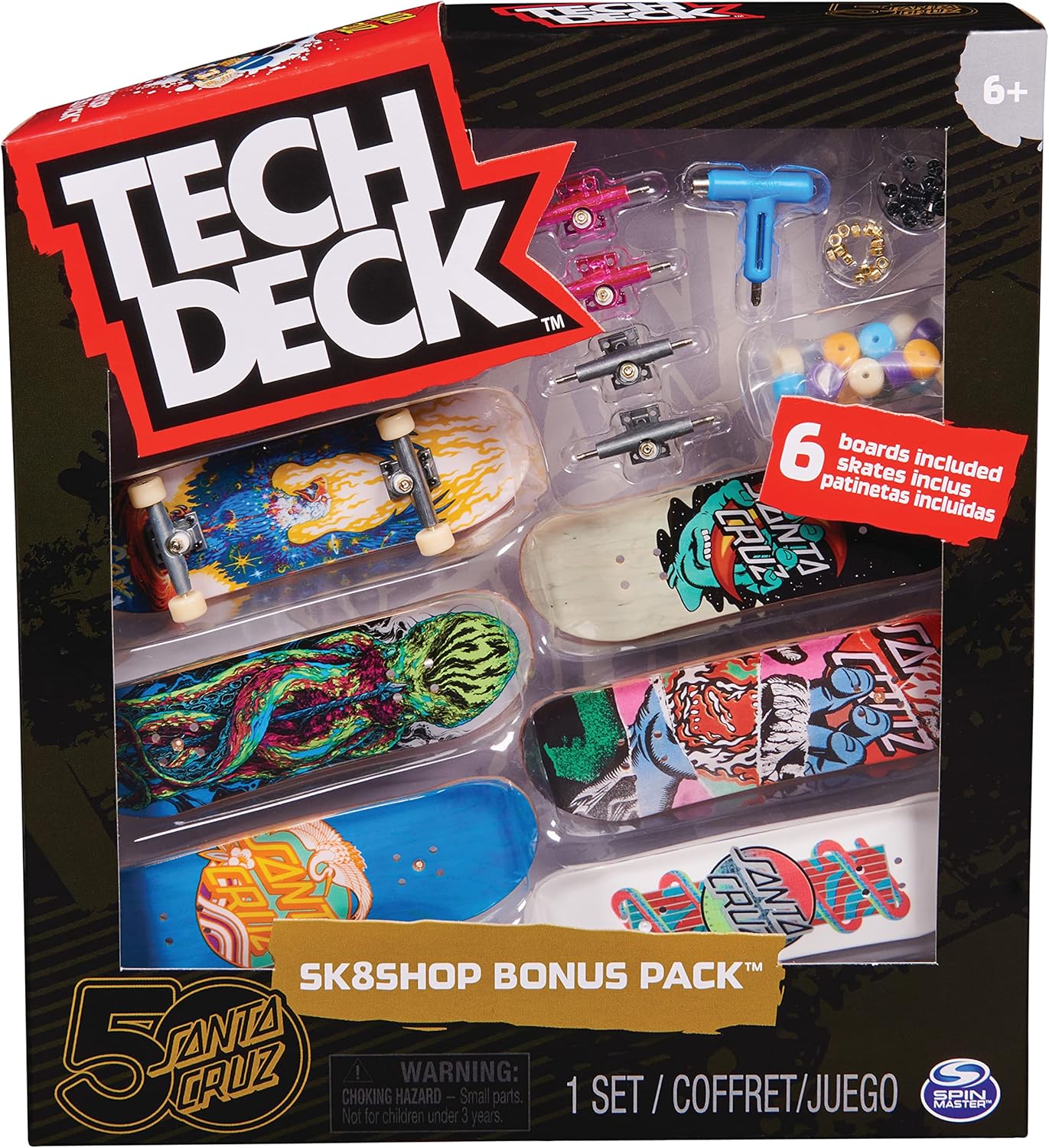 Tech Deck - Confezione Deluxe con 6 Mini Skate - Image 3