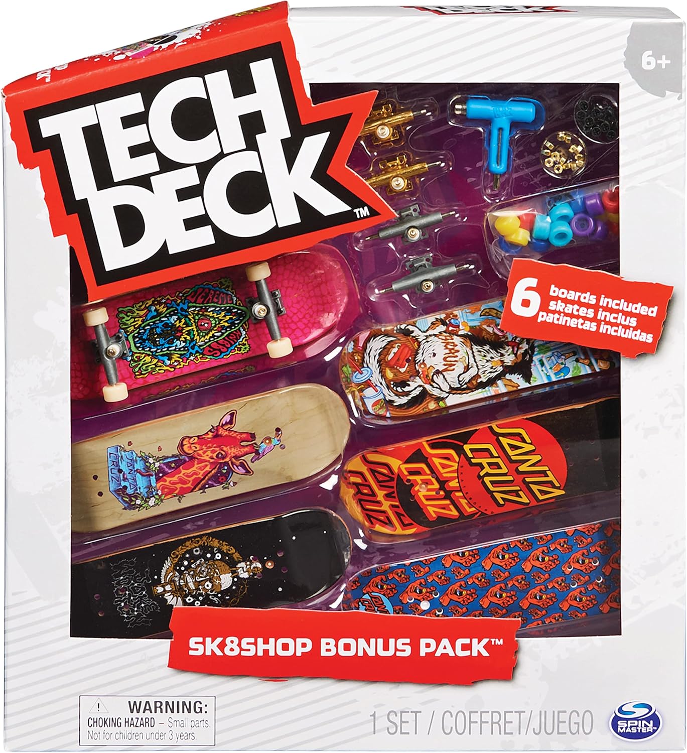 Tech Deck - Confezione Deluxe con 6 Mini Skate - Image 4