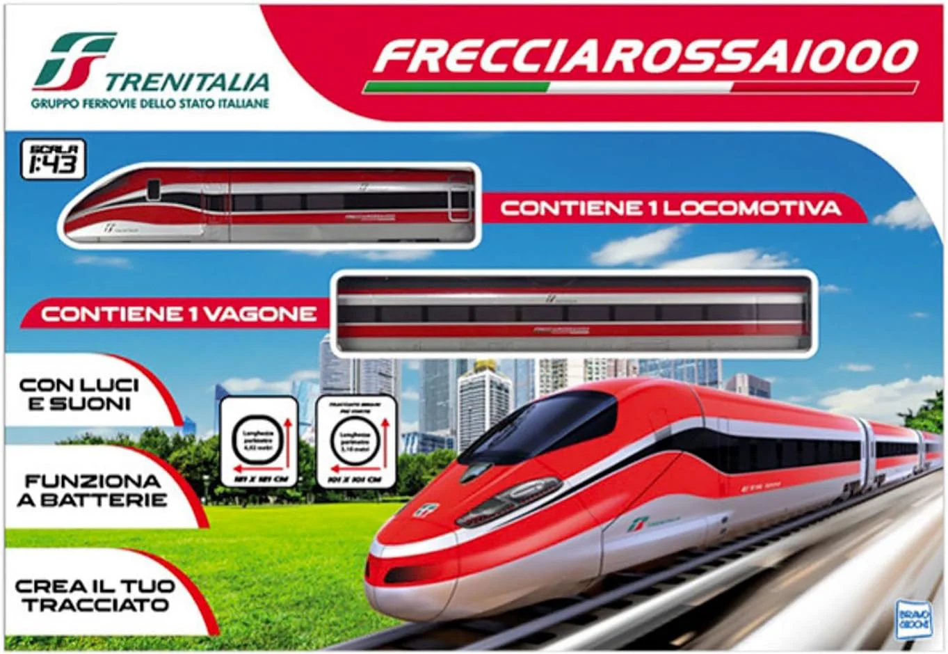 Treno Giocattolo Fracciarossa 1000