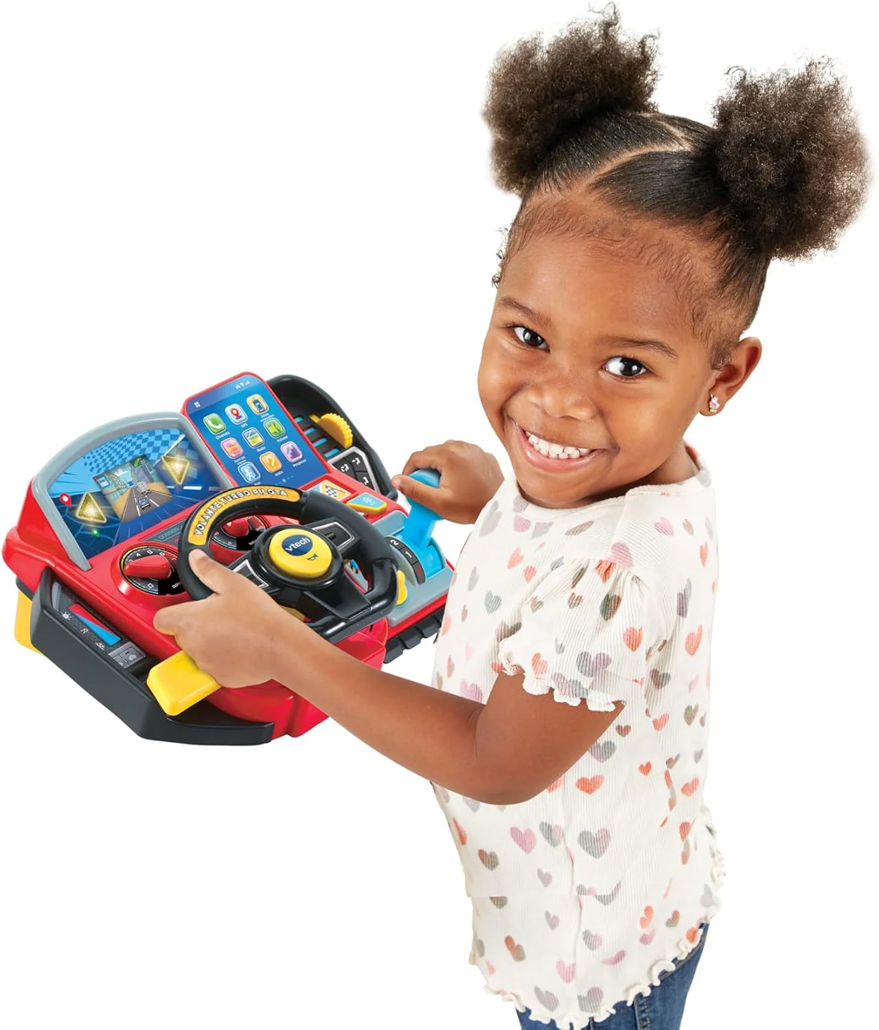 Volante Turbo Pilota Simulatore Guida per bambini con schermo - Image 3