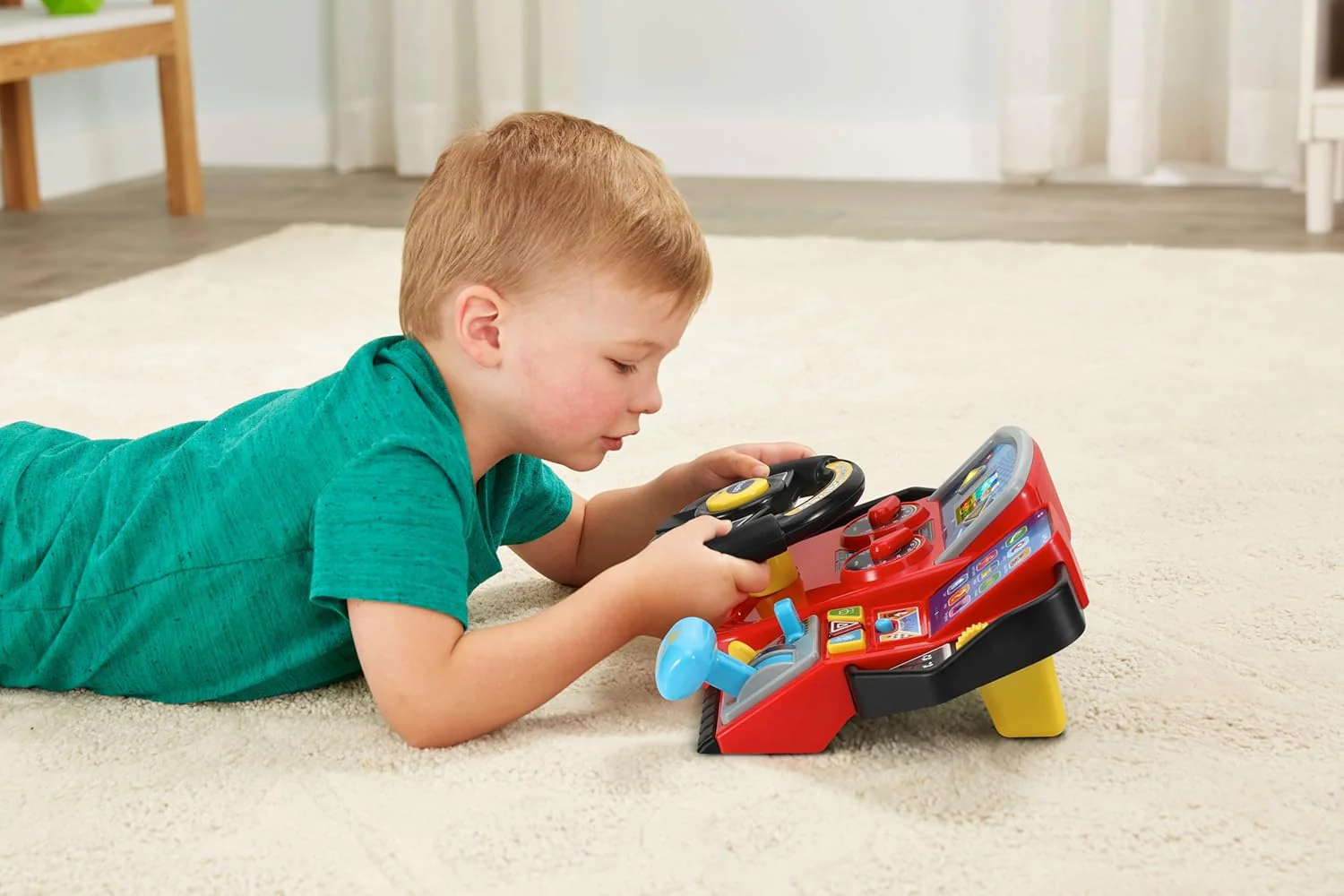 Volante Turbo Pilota Simulatore Guida per bambini con schermo - Image 5
