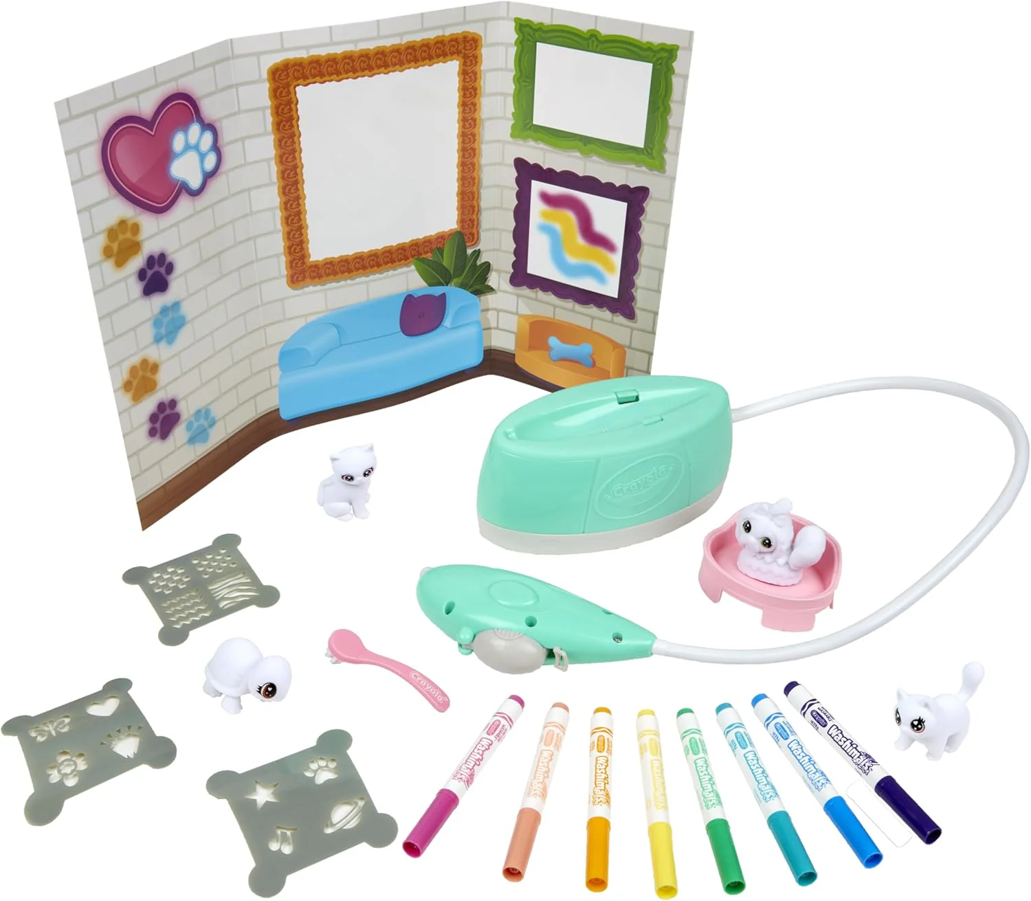 Wahimals Pets Spray Boutique - Set Attività Colora Lava Ricolora con 4 Cuccioli - Image 3