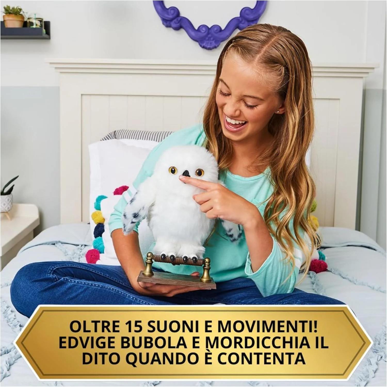 Wizarding World - Harry Potter Peluche interattivo Edvige - Image 3