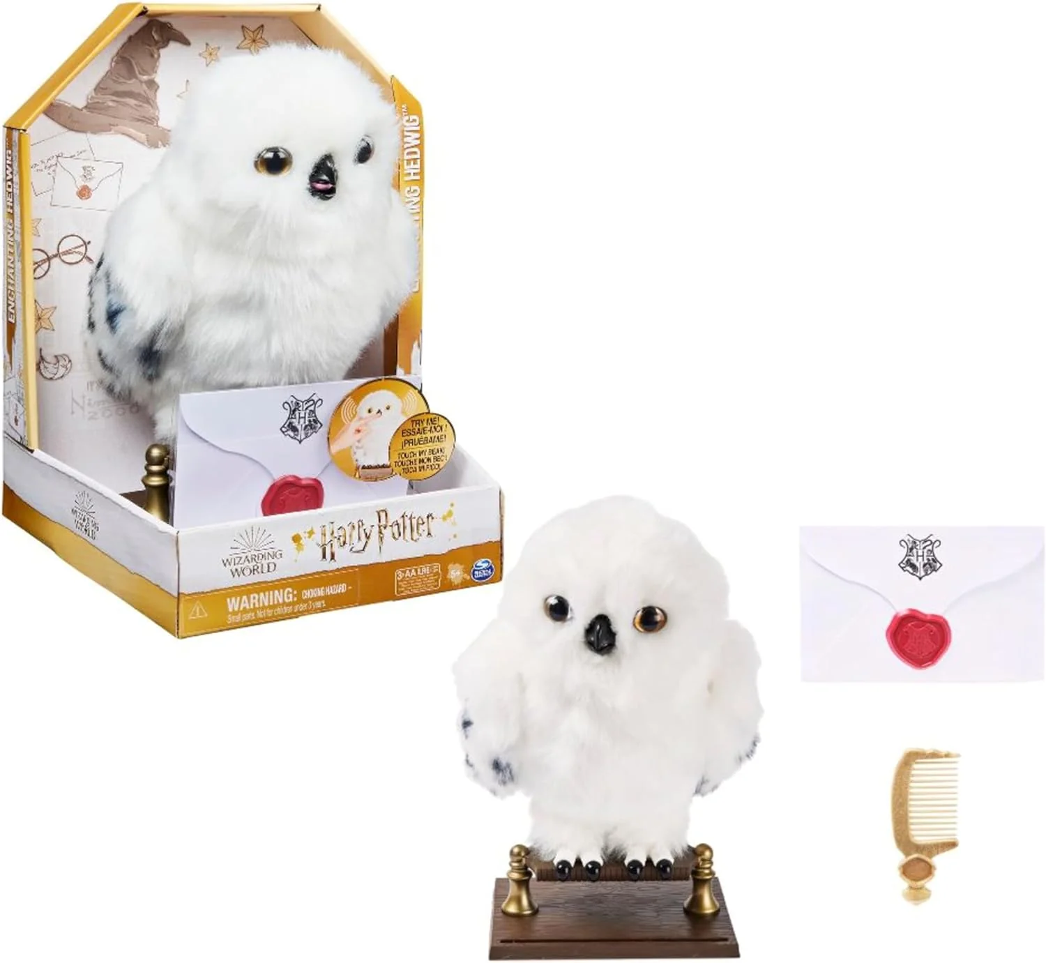 Wizarding World - Harry Potter Peluche interattivo Edvige - Image 4